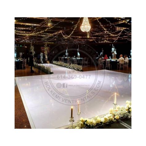 White Dance Floor | Bolkem Event Rentals