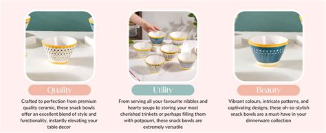 Nestasia Ceramic Ramen Bowls Set of 6 | Microwave & Dishwasher Safe ...