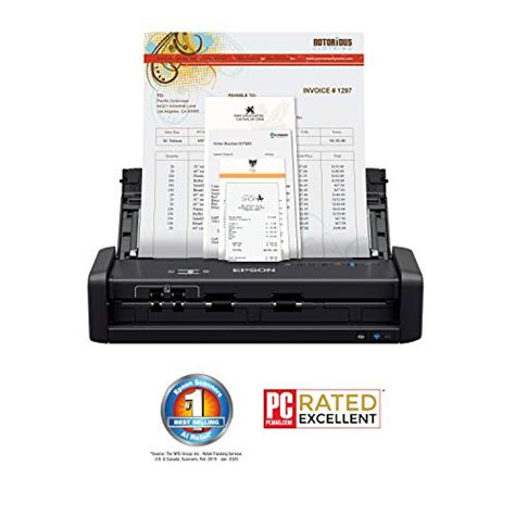 Buy ES-300WR Wireless Color Portable Duplex Document Scanner Accounting ...