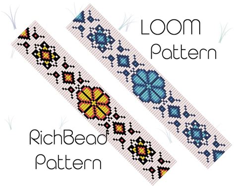 Image result for Simple Bead Loom Flower Patterns