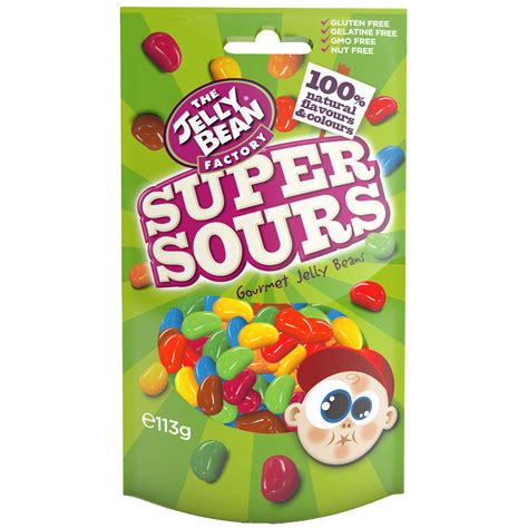 Bomboane - Jelly Bean Supersours Gourmet - Jelly Bean Factory