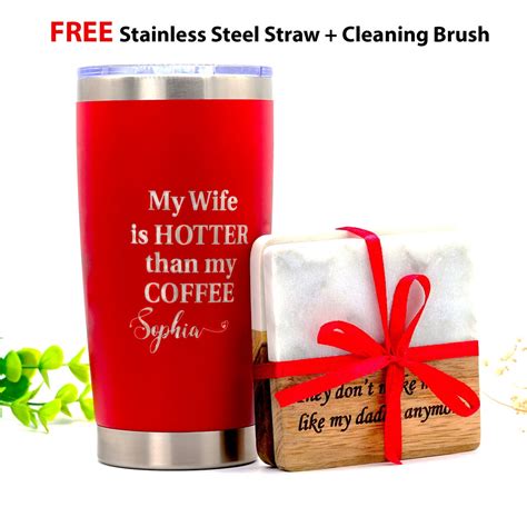 Personalized Travel Mug, Stainless Steel Mug, Laser Engraved Tumbler ...