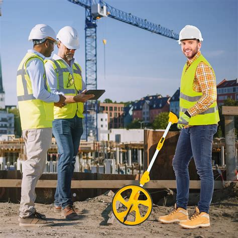 Buy Zozen Measuring Wheel Digital Display, 3-Sections Foldable 12Inch ...