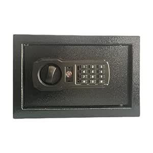 KK Mart Mini Digital safe Locker With key and Password Security ...
