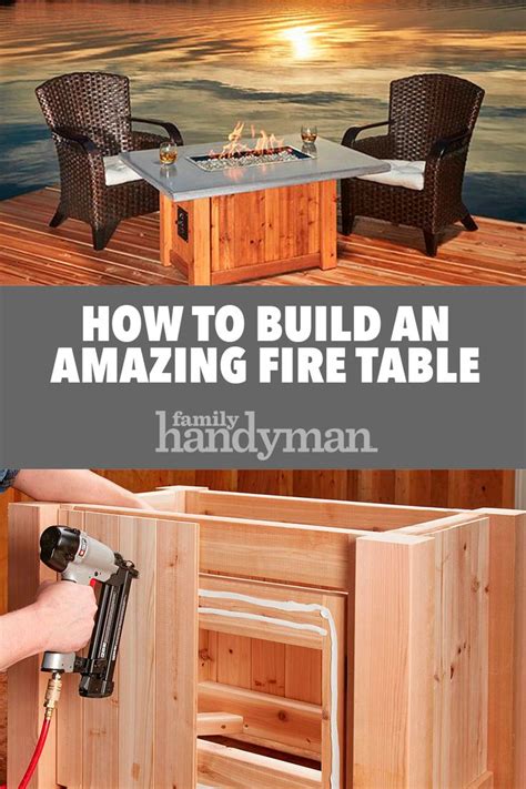 Image result for Building a Fire Table