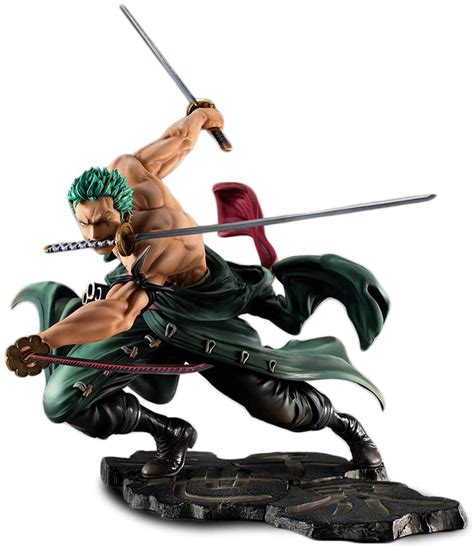 Buy ONE Piece Roronoa Zoro Santoryu Three Statue Model Boxed Figure ...