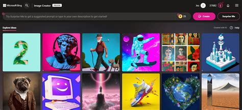 Bing AI Model 的图像结果