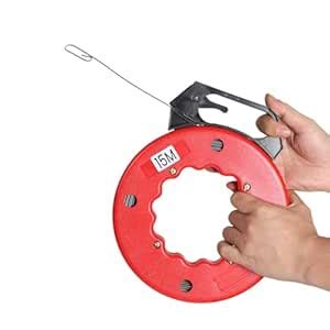 Serplex® 50ft Fish Tape Wire Puller Pulling Wire Through Conduit Easy ...