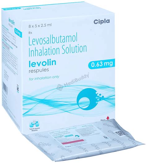 Levolin 0.63mg Respules: Price, Uses, Side Effects & How to Use - MediBuddy