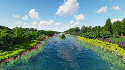 潍坊市中心城区河道整治一期第三标段（浞河）规划设计方案 - 专业景观绿化规划设计