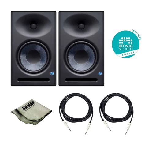 Presonus Eris E8 XT 2-Way Active Studio Monitor Pair with Wave Guide ...