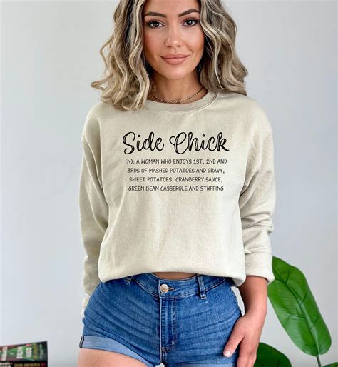 Side Chick Definition Sweater, Thanksgiving Sweatshirt, Thanksgiving ...