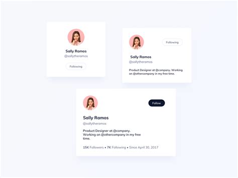 User Card Design 的图像结果