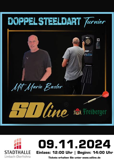 SDLine Doppelsteeldart Turnier mit Mario Basler, Jägerstraße 2, 09212 ...