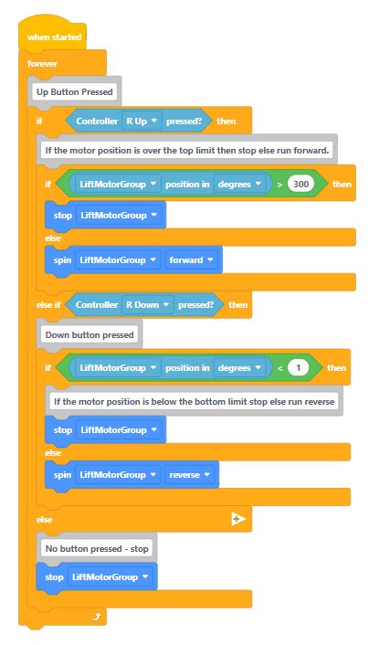 Image result for Coding Cylinders VEX IQ Tutorial