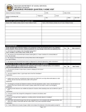 CS-45 RESOURCE HOME AND SAFETY CHECKLIST. RESOURCE HOME AND SAFETY ...