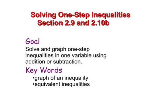 One Step Inequalities Examples 的图像结果