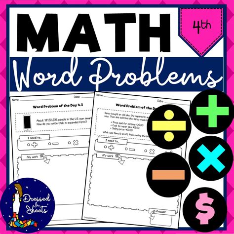 Image result for 4th Grade Math Word Problems PDF