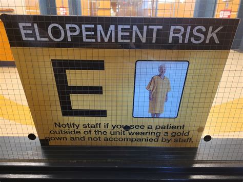 Patient Elopement Should Nursing Homes Come With An Antipsychotic Drug