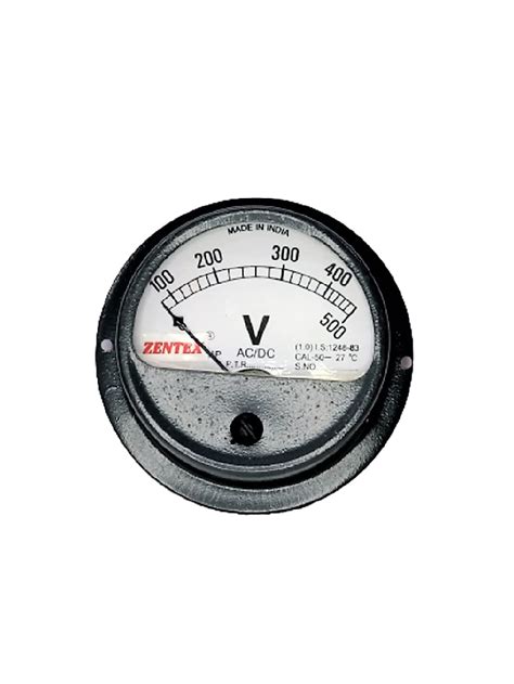 ZENTEX 100MM ROUND 500 VOLT METER : Amazon.in: Industrial & Scientific