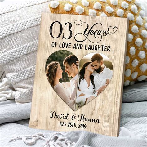 3rd wedding anniversary gifts 60 photos - Astyledwedding.com
