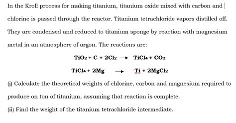 Image result for Kroll Process Titanium Extraction