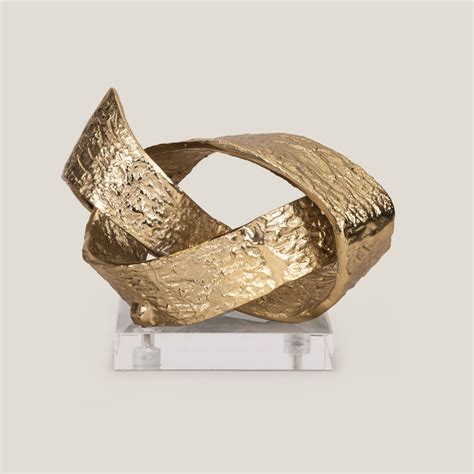 Buy Isak Gold & Clear Metal & Acrylic Decor Online – Address Home