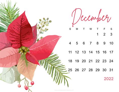 Simply Love Printables December 2022 Calendar | December, Calendar ...