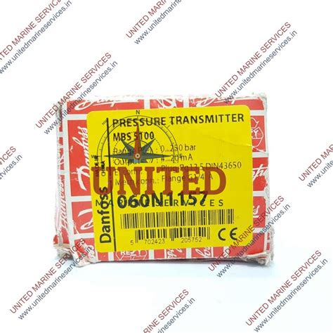DANFOSS MBS 5100 PRESSURE TRANSMITTER 060N1157 | United Marine Services