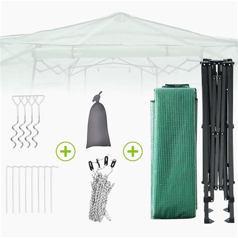 Forclover 6-ft L x 8-ft W x 7-ft H Green Pop-up Greenhouse in the ...