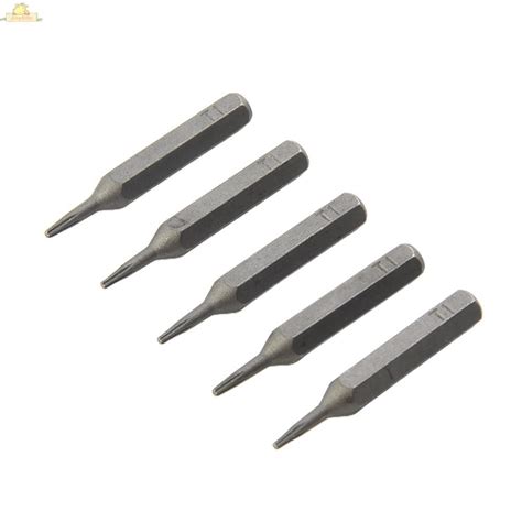 เครื่องมือ Torx bit 6 point (หัวแฉกดาว) Bit size 6.35 mm ., Tip size torx T5 ., Length over all 50 m