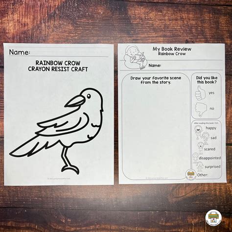 Rainbow Crow Pre-K Book Companion