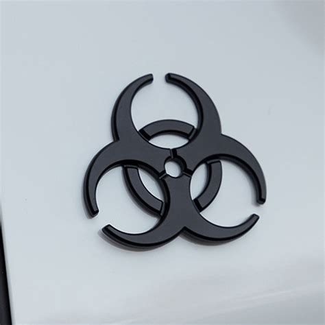 Metal Emblem Car Decal: Nuclear Umbrella Resident Sticker – CRAZE