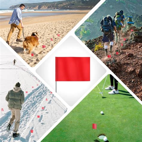 Anley 100-Pack 15-in Red PVC Marking Flag A.MARK.RED.100PC at Lowes.com