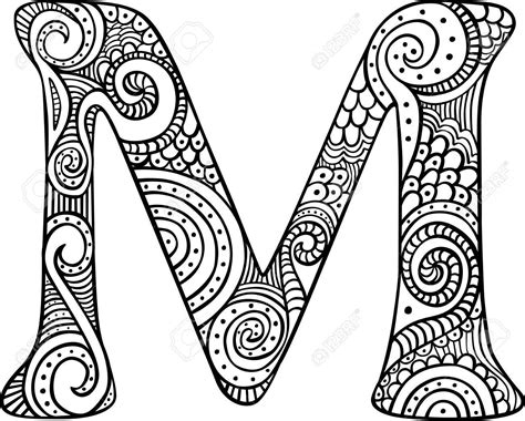 Alphabet M Drawing