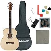 Henrix 38C 38 Inch Cutaway Basswood Acoustic Guitar With Dual Action ...