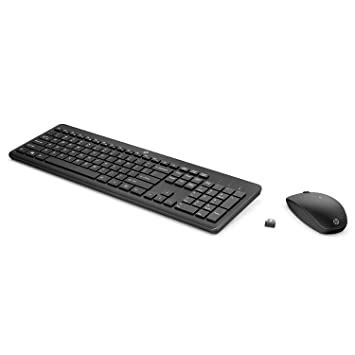Amazon.in: Buy HP 235 Wireless Optical 1600 DPI Mouse and Full-Size ...