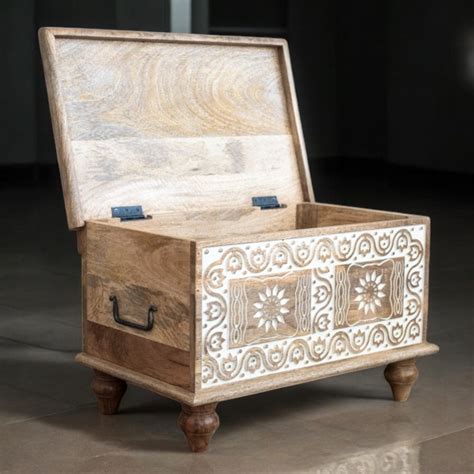 Handcrafted Wooden Blanket Box, Storage Chest, and Vintage Trunks ...