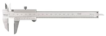 Mitutoyo 536-221 Vernier Caliper, Offset Jaw, 0-150mm Range, -0.05mm ...