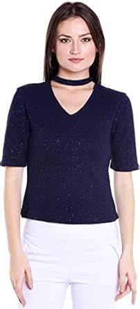 Globus Women Choker Neck Top : Amazon.in: Clothing & Accessories