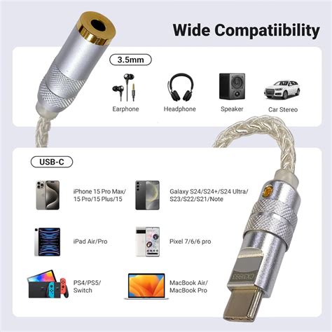 AUDIOCULAR D09 CX31993 Type C to 3.5mm DAC Dongle – Concept Kart