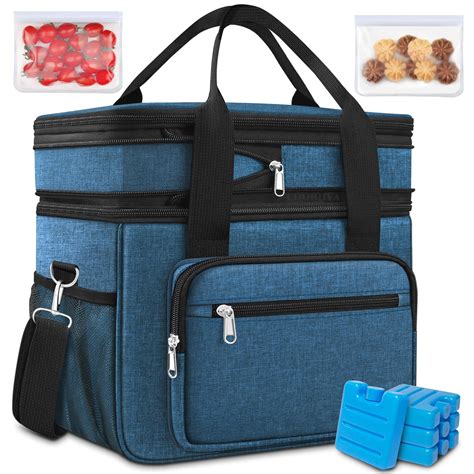 Amazon.com: 23L Extra Large Expandable Insulated Cooler Lunch Box for ...