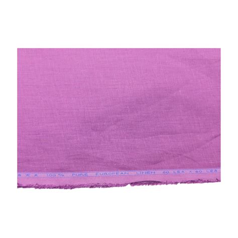 100% European Linen Shirt Fabric (Rich Mauve) - 60 LEA – FabricTales.in