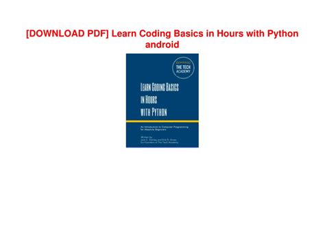 Image result for Learn Python Coding Timetable PDF