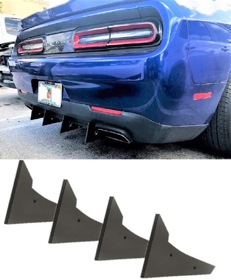Dodge Challenger Rear Diffuser Kit V2 Sxt Srt Rt Hellcat | Desertcart INDIA