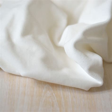 Tissu velours nicky blanc Bio - A&A Patrons