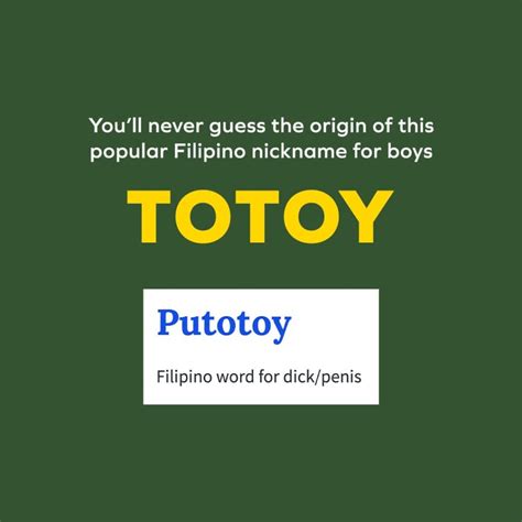 Quirky Filipino nicknames, explained - The Adventures of Accordion Guy in the 21st Century