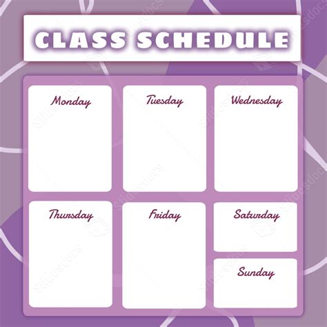 Schedule Sign Class Schedules Abstract Word Template And Google Docs ...