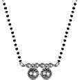 Buy GIVA AVNI 925 Oxidised Silver Traditional Mangalsutra Bead Necklace ...