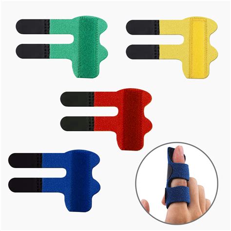 LUTER 4 Pcs Finger Splints - Finger Straightener Support Brace for ...
